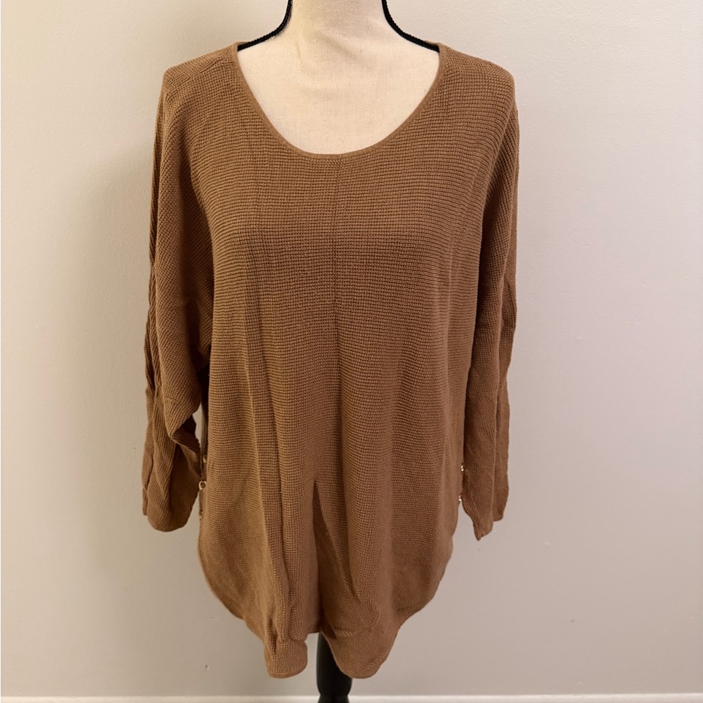 Michael Kors Women's Brown Crew Neck Sweater